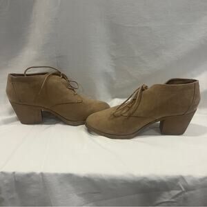 Rocket Dog Sam Coast Fabric Ankle Bootie Womens Size 10W Tan Casual Versatile